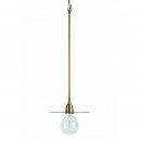 Lampe, LP, Messing, : 27 cm, l.: 70 cm, E27, max 40...