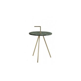 Beistelltisch Mona grn marmor gold 36x51cm