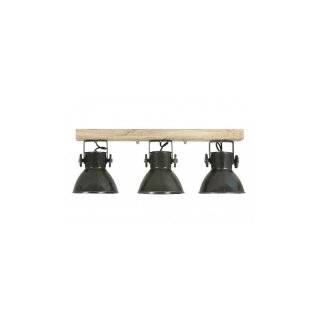 Decken-/Wandlampe Emil olivgrn 65x18x25cm