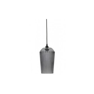 Hngelampe glas grau 18,5x39 cm
