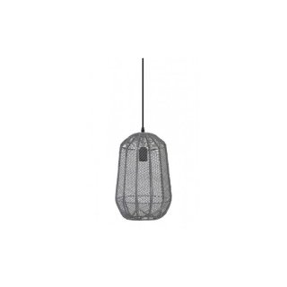 Hngeleuchte Rattan grau 24,5x37cm