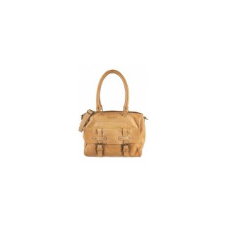 Handtasche Leder gelb