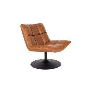 Lounge Chair Solo PU Leder Konjak