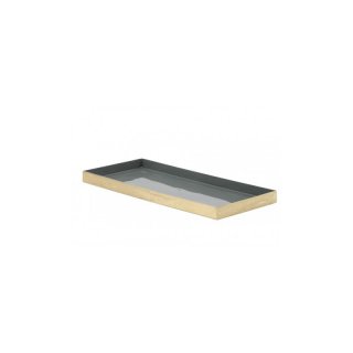 Schale grau 35x15x1,5cm