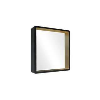 Spiegel Jorda schwarz/gold 40x40cm