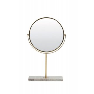 Spiegel auf Fuß Marmor grau Rene24x9x40,5cm