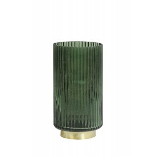 Tischlampe Thomas grn gold  12x22,5 cm
