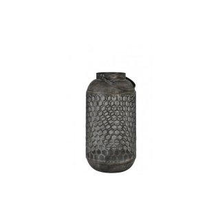 Windlicht 25,5x50 cm Roberto antik silber
